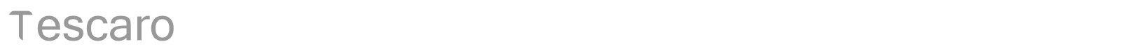 Tescaro font preview